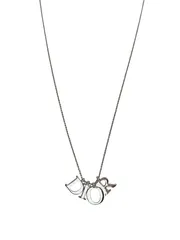 Dior ロゴネックレス シルバーメッキ ネックレス