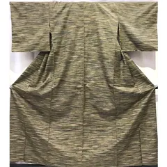 着物・紬・単衣・茶系地・No.200701-1946・梱包サイズ80