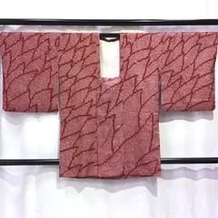 着物・道行・絞り・赤系地・No.200701-1955・梱包サイズ60