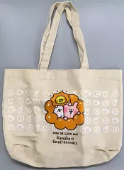【中古】バッグ [単品] ポン・デ・ライオン＆ピスケ＆うさぎ(ポン・デ・リングの中) トートバッグ 「カナヘイの小動物×ミスタードーナツ ミスドゆるっと福袋2018」