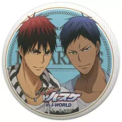 【中古】バッジ・ピンズ(キャラクター) 火神大我＆青峰大輝(私服) 56mm缶バッジ 「黒子のバスケ」 黒バス祭り “光フェス” in J-WORLD TOKYO マネージャーのお仕事 光フェス賞