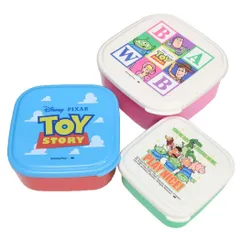 トイストーリー お弁当箱 シールランチ3Pセット ディズニー 大西賢製販 ランチグッズ キャラクター グッズ 
