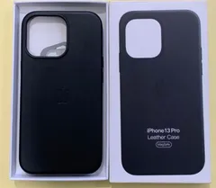 未使用  iPhone13 Pro純正品レザーケース ミッドナイト