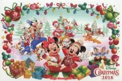 【中古】ポストカード 集合 ポストカード 「ディズニー・クリスマス2018」 東京ディズニーランド限定