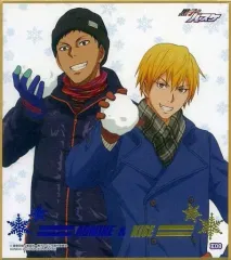 【中古】食玩 雑貨 K08.青峰大輝＆黄瀬涼太 「黒子のバスケ 色紙ART」