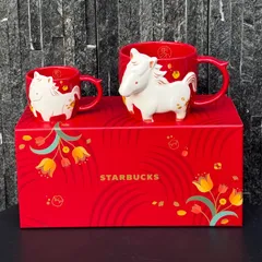 スターバックス　干支　馬　マグカップセット