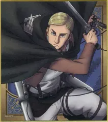 【中古】紙製品 エルヴィン・スミス(膝から上) ミニ色紙 「まるくじ 進撃の巨人 第2弾」 小吉03