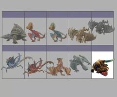 k*o様 古代王者 恐竜キング フィギュア ソフビ 恐竜 11体 - メルカリ
