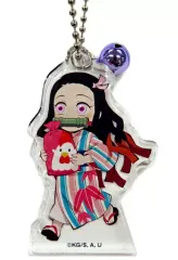 【中古】雑貨 竈門禰豆子 「鬼滅の刃×ローソン 鬼滅の刃キャンペーン 極厚アクリルキーホルダー」