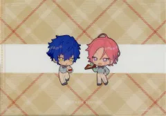 【中古】クリアファイル 漣ジュン＆桜河こはく 描き起こしビジュアル A5ミニクリアファイル 「あんさんぶるスターズ!! ENSEMBLE HOLIDAY!!×animatecafe」