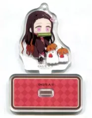 【中古】雑貨 竈門禰豆子 「劇場版 鬼滅の刃 無限列車編×ローソン ミニアクリルスタンドマスコット(秋の収穫祭)」