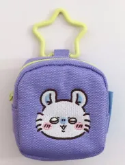 【中古】バッグ モモンガ カラビナつき刺繍スクエアミニポーチ 「ちいかわ なんか小さくてかわいいやつ」