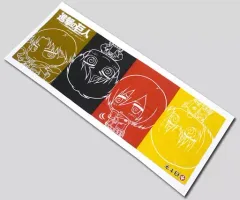 【中古】タオル・手ぬぐい(キャラクター) エレン＆ミカサ＆アルミン＆リヴァイ 手ぬぐい 「進撃の巨人×白十字 進撃のキズ処置キャンペーン」 Wチャンス賞