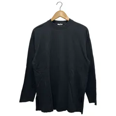 GU ▲ ① ロングスリーブTシャツ ユニセックス ブラック XL