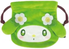 【中古】バッグ マイメロディ ミニフェイス巾着 抹茶 「サンリオキャラクターズ」