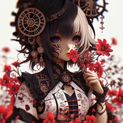 パネル生地　新柄　可愛い女の子8柄P