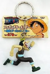 【中古】キーホルダー・マスコット(キャラクター) ウソップ「ワンピース」フィギュアキーホルダー ～激突!アーロンパーク編