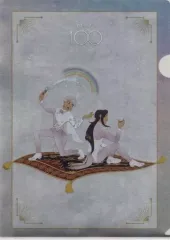 【中古】クリアファイル スカラビア寮 A4クリアファイル Disney100 Ver. 「ディズニー ツイステッドワンダーランド Disney100 プラチナジャケットアートフェア」