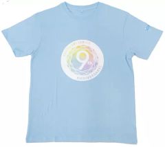 [중고] 의류 Aqours Ver. 풀 컬러 T 셔츠 아쿠아 블루 L 사이즈 [러브라이브! 시리즈 9th Anniversary]