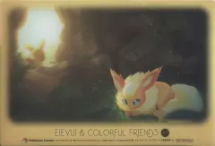 【中古】キャラカード(キャラクター) イーブイ＆ブースター イーブイとカラフルフレンズのクリアカード 「ポケットモンスター」 ポケモンセンター物販購入特典 