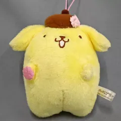 【中古】キーホルダー・マスコット(キャラクター) プリン(口開き) さくら付きおおきめマスコット 「ポムポムプリン」