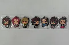 【中古】ストラップ(キャラクター) [単品] 描き下ろしちびキャララバーストラップ7種セット 「PS Vitaソフト 薄桜鬼 真改 華ノ章 アニメイト限定セット」 同梱特典
