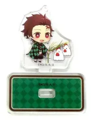 【中古】雑貨 竈門炭治郎 「劇場版 鬼滅の刃 無限列車編×ローソン ミニアクリルスタンドマスコット(秋の収穫祭)」