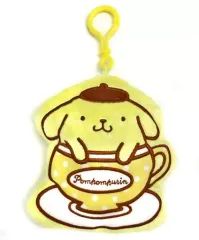 【中古】バッグ(キャラクター) プリン(ドット柄カップ) ティーセットデザインパスケース 「ポムポムプリン」