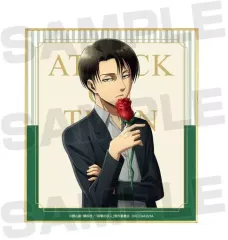 【中古】紙製品 リヴァイ 「進撃の巨人 トレーディング 描き下ろしイラスト ミニ色紙」