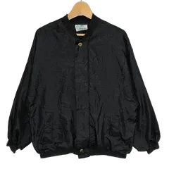 CoCoBay レディース ライトアウター ジャケット ブルゾン TALONジップ Women’ｓ ブラック