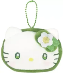 【中古】バッグ ハローキティ ミニフェイスポーチ 抹茶 「サンリオキャラクターズ」