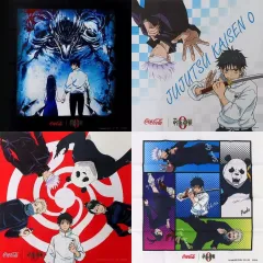 【中古】雑貨 全4種セット オリジナル風呂敷 「劇場版 呪術廻戦 0×コカ・コーラ 第2弾」 対象商品購入特典
