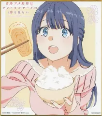 【中古】紙製品 牧之原翔子 描き下ろしミニ色紙 「青春ブタ野郎はランドセルガールの夢を見ない」 入場者特典第3弾