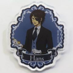 [Used] Badge Bins Hange Zoë(Bust-up) Acrylic Badge Attack Titan Butler Outfit Original Illustration Acrylic Lottery D-7