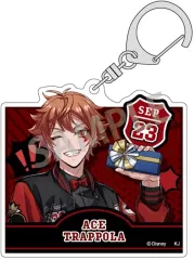 【中古】キーホルダー エース・トラッポラ 「ディズニー ツイステッドワンダーランド ユニオンバースデーver. トレーディングアクリルキーホルダーvol.1」