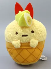 【中古】キーホルダー えびふらいのしっぽ ボールチェーン付きソフトクリームになりきりぬいぐるみ 「すみっコぐらし」