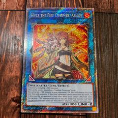 遊戯王 英語 灼熱の火霊使いヒータ RA04 プラチナシークレット 海外
