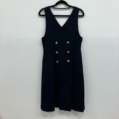 【イオン広店】 中古 BLUE LABEL CRESTBRIDGE | ブルーレーベル　クレストブリッジ ワンピース 55j43-138-29 ブラック サイズ：36 【112】