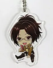 【中古】キーホルダー ハンジ・ゾエ 「進撃の巨人 ～CHRONICLE(クロニクル)～×カラオケの鉄人 トレーディングアクリルキーホルダー」