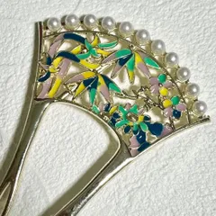 KZ050-b 簪 かんざし 銀色 結婚式 和装 髪飾り 卒業式 成人式 着物