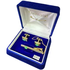 未使用 Continental タイピンセット ネクタイピン カフスボタン 箱付き