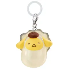 【中古】ストラップ ポムポムプリン 「サンリオキャラクターズ～なりきりオイスター～ めじるしアクセサリー」