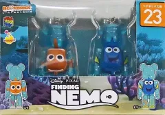 【中古】トレーディングフィギュア BE＠RBRICK -ベアブリック- 100% ニモ/ドリー(ファインディング・ニモ) 2体セット(ボールチェーン付き) 「Happyくじ ディズニー/ピクサー BE＠RBRICK」 ペアボックス賞