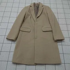 ◇ ⊇ ユナイテッドアローズ A day in the life ウール混チェスターコート ベージュ系 レディース 36 E  【1511110041887】