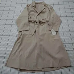 ◇ ⊇ GRL グレイル ydm145 ベージュ系 ロングコート レディース フリーサイズ E  【1511110040163】