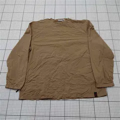 ◇ Θ グラミチ GRAMICCI 2053-KNJ ナイロン長袖プルオーバー ベージュ系 メンズ E  【1511110043324】