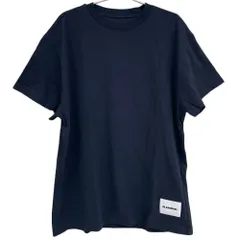 【中古】JIL SANDER+ ジルサンダー プラス 半袖Tシャツ L ネイビー J47GC0001 JTN254 コットン クルーネック ユニセックス