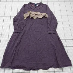 ◇ Θ メリージェニー merry jenny チェック柄フリルワンピース コットン F レディース E  【1511110043737】