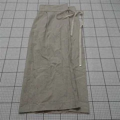 ◇ ⊂ スピック＆スパン Spick & Span リネン混ラップスカート ベージュ系 36 レディース E  【1511110043652】