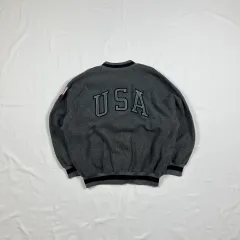 90s POLO SPORT(ポロスポーツ) usa 星条旗 ロゴ フリース ジャケット